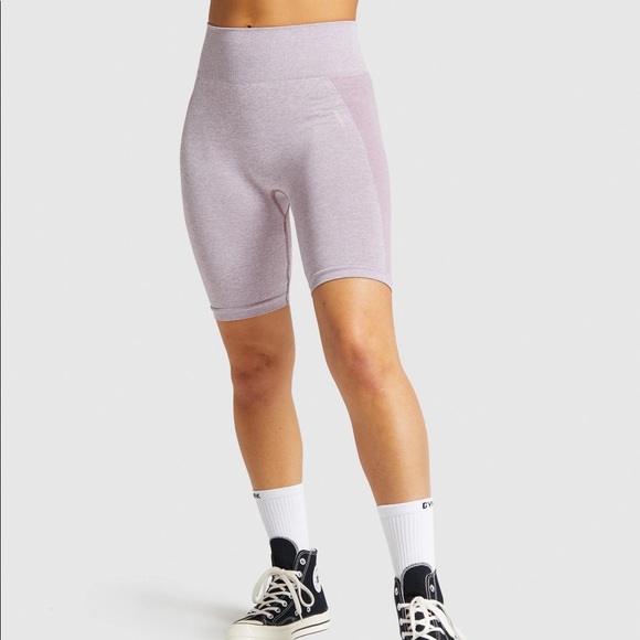 NWOT Gymshark Cycle Flex Shorts Lavender - Picture 1 of 6